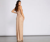 Skylar Glitter Shine Ruched Dress Ins Street